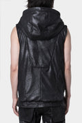 GALL | SS23 - Hooded vegan leather vest