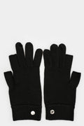 Touchscreen wool knit gloves