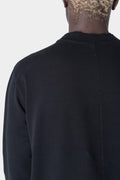 Thom/Krom | AW23 - Cotton printed sweatshirt, Black