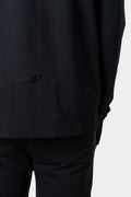 Thom/Krom | AW23 - Cotton printed sweatshirt, Black