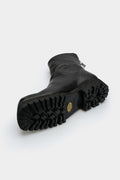 Square toe back zip boots | 79086V