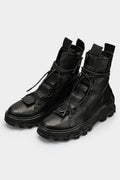 Puro | AW23 - Lightweight laced calf leather zip boots