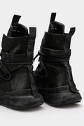 Puro | AW23 - Metal buckle laced calf leather sneakers