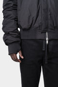 Thom/Krom | AW23 - Padded winter bomber jacket, Black
