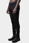 THOM KROM | AW23 - Slim fit scar stitch jeans, Black