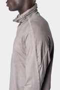 69 By Issac Sellam | Semi Raglan long sleeve turtleneck T-Shirt, Taupe