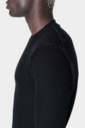 Marc Point | AW23 - Top stitch merino wool knit sweater