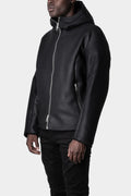 Andrea Ya'aqov | FW23/24 - Hooded shearling leather jacket