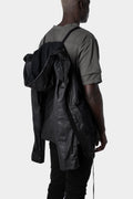 Daniele Basta | AW23 - Hooded wool lined leather bomber jacketDaniele Basta | AW23 - Hooded wool lined leather bomber jacket