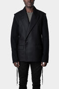 Andrea Yaaqov | FW23 - Raw cut wool blend blazer