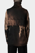 GALL | High neck cropped vest, Inversion Black