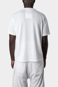 CARL IVAR | Perforated crewneck t-shirt, White