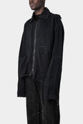 CARL IVAR | Asymmetrical hemp denim jacket