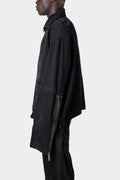 CARL IVAR | Asymmetrical hemp denim jacket
