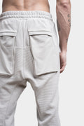 Thom/Krom | SS24 - Drop crotch sweatpants, Silver