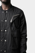 Bomber shirt jacket, Black