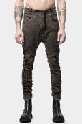 Masnada | SS24 - Seam detail jeans, Black clay