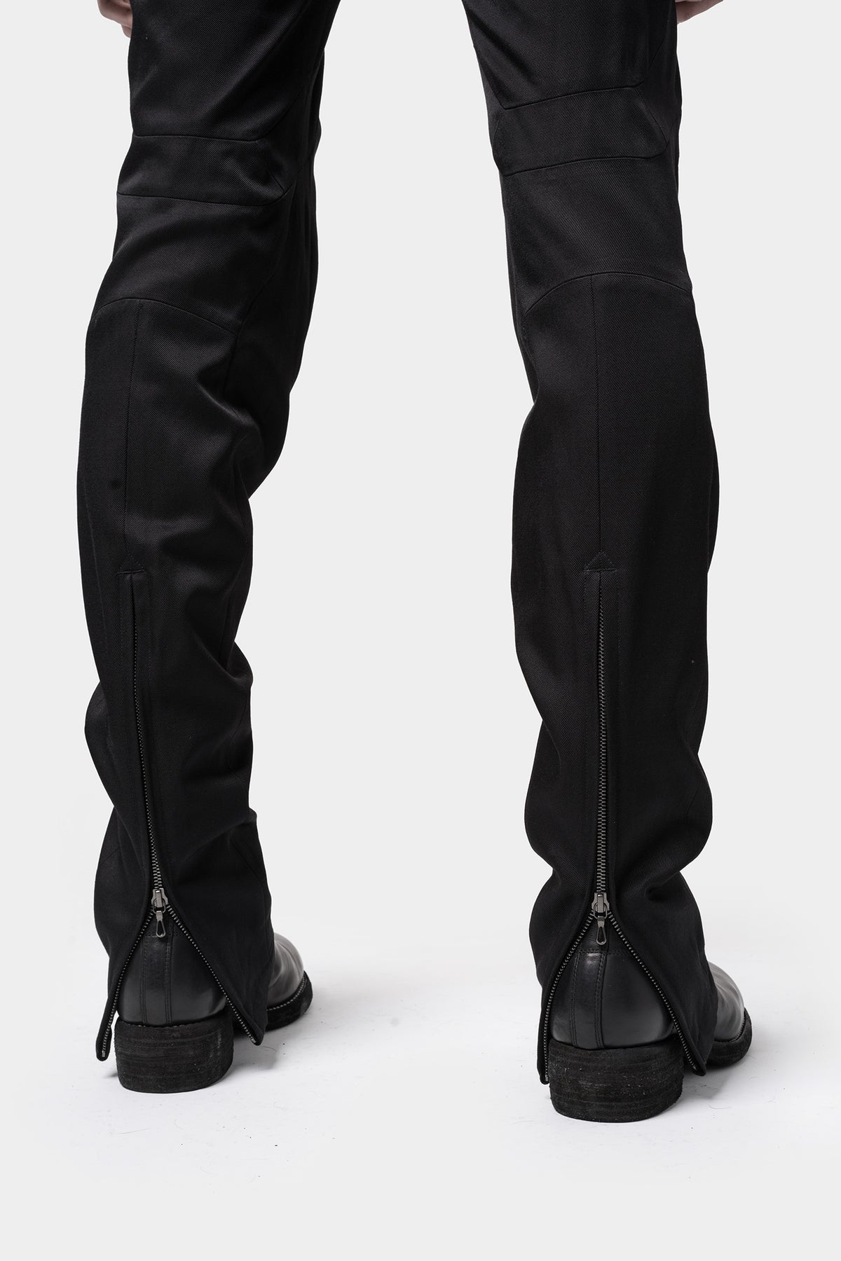 JULIUS_7 | AW23 - Shell Knee Skinny Wool Pants