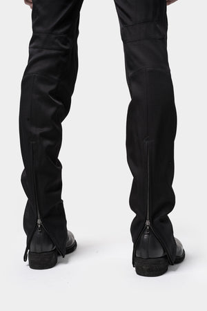 JULIUS_7 | AW23 - Shell Knee Skinny Wool Pants