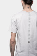 69 By Isaac Sellam | SS24 - Asymmetrical seam linen t-shirt, Alu