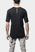 69 By Isaac Sellam | SS24 - Semi Raglan Short sleeve T-Shirt, Noire