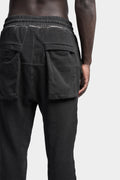 Thom/Krom | SS24 - Contrast cotton sweatpants, Black oil
