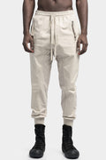 Drop crotch zip pocket tech pants, Sand shell