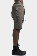 Thom/Krom | SS24 - 3D pocket cotton shorts, Ivy green