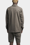 Thom/Krom | SS24 - Mandarin cotton shirt, Ivy green