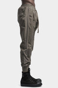 Thom/Krom | SS24 - Drop crotch zip pocket tech pants, Ivy green