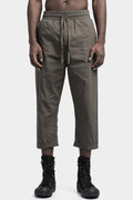 Thom/Krom | SS24 - Cotton blend cropped pants, Ivy green