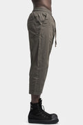 Thom/Krom | SS24 - Cotton blend cropped pants, Ivy green
