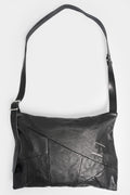 Daniele Basta | Asymmetrical cross body leather bag