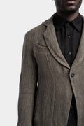 LEON LOUIS | SS24 - Linen blend mesh blazer