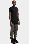 LEON LOUIS | Regular long t-shirt, Black