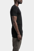 LEON LOUIS | Regular long t-shirt, Black