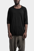 Extended sleeve raglan t-shirt, Black