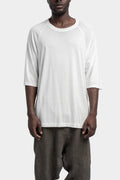 Extended sleeve raglan t-shirt, White