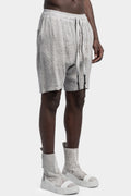 69 by Isaac Sellam | SS24 - Linen knit shorts, Alu
