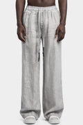 69 by Isaac Sellam | SS24 - Light linen wide pants, Alu
