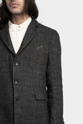 Linen blend blazer jacket