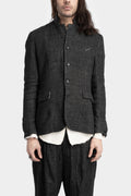 Linen blend blazer jacket