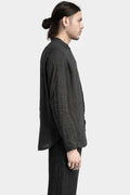 Korean collar linen shirt