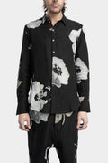 Floral printed linen shirt