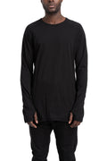 69 By Isaac Sellam | SS26 - Anatomical long sleeve tee, HUMANI-T Black
