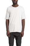 69 By Isaac Sellam | SS26 - Contrast cotton t-shirt, White LOYAL-T