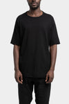 69 by Isaac Sellam | AW25 - Staple spine detail raglan t-shirt, Black