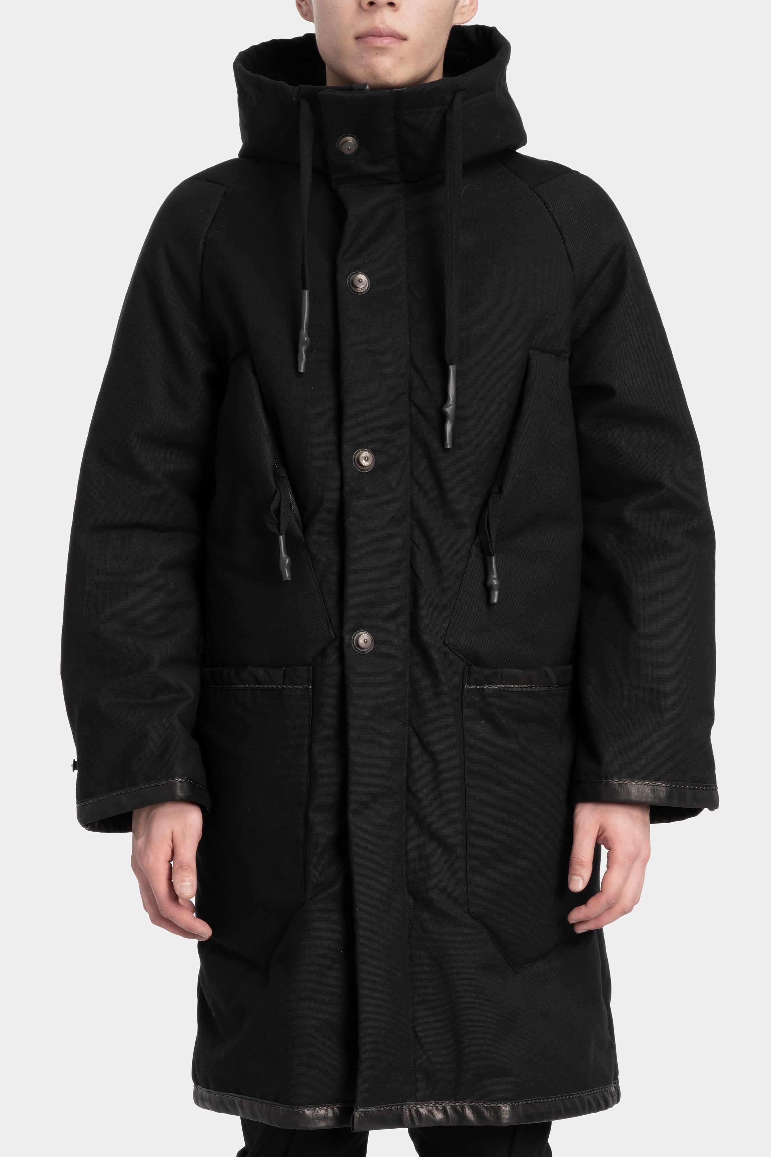 69 by Isaac Sellam | AW25 - High neck zip up padded coat, BIG 