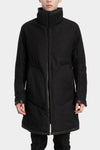 69 by Isaac Sellam | AW25 - High neck zip up padded coat, HIGH-COAT ARMURE