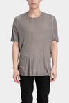 69 by Isaac Sellam | AW25 - Staple spine cashmere blend raglan t-shirt, Taupe ROYAL T MIRE TAUPE